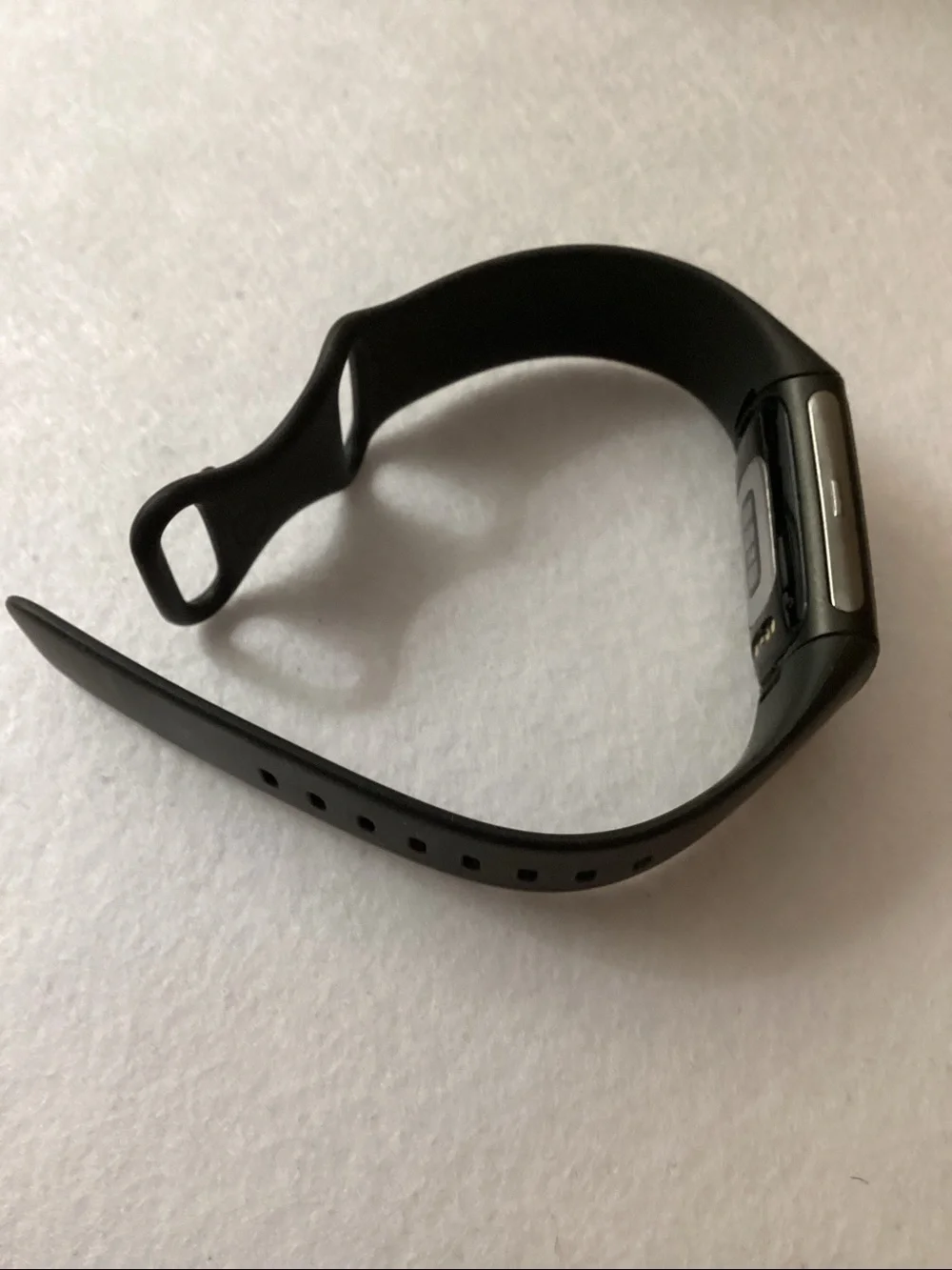 Fitbit Unisex Black Charge 6 Silicone Fitness Tracker Watch 36mm